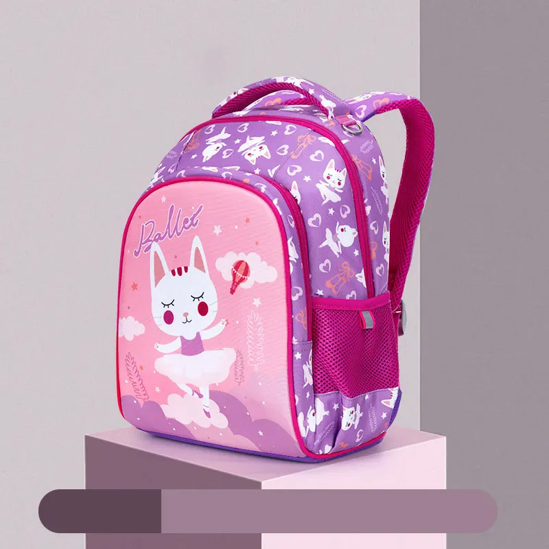 Dinosaur Flamingo rabbit Printed School Backpack For Boys Children book bags Grade 1-3 Orthopedic schoolbags mochila infantil