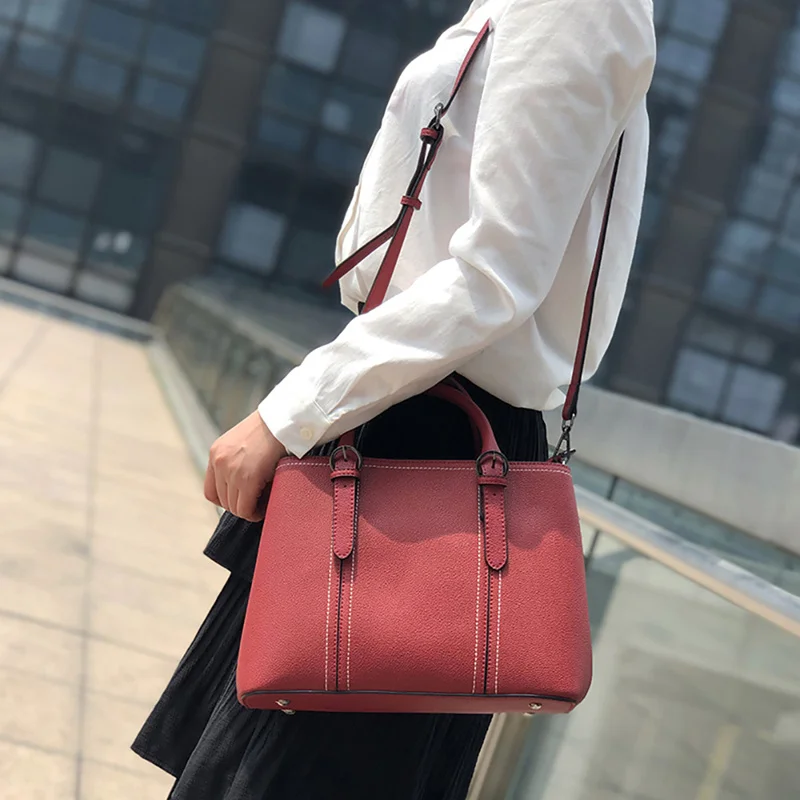 Сумки женские известные бренды 2019 новая кожаная замшевая сумка среднего