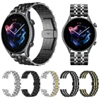 Ремешок из нержавеющей стали для Huami Amazfit GTR 3 2 Pro, браслет для часов Amazfit GTR 4247 мм GTS 3 2 MiniBip, 20 22 мм