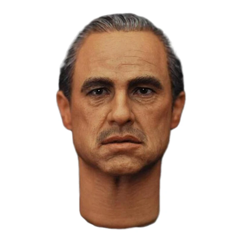 Новинка голова крестного отца марлона брендо в масштабе 1/6 лепка головы | Игрушки