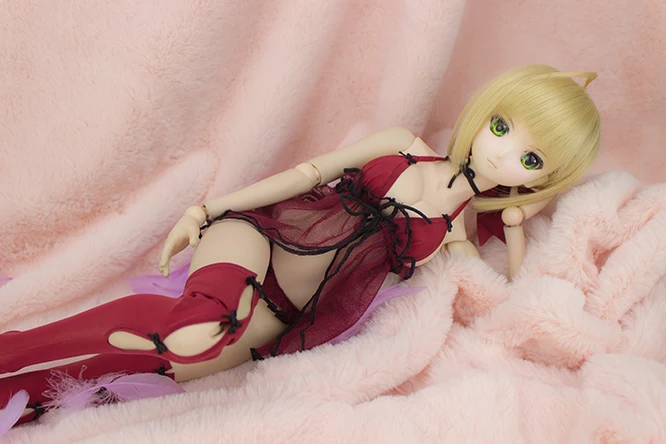 Костюм для косплея COS FGO Saber красная сексуальная пижама Одежда кукол 1/3 BJD SD DD