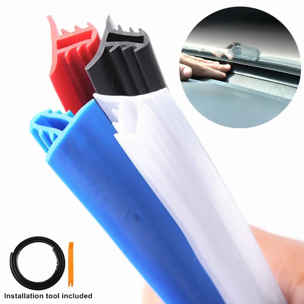 Car Styling Dashboard Sealing Strip Sound Insulation Seal Strips Auto Windshield Accessories | Автомобили и мотоциклы