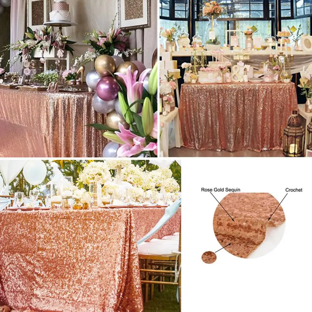 1х скатерть с блестками блестящая круглая и прямоугольная для свадебного