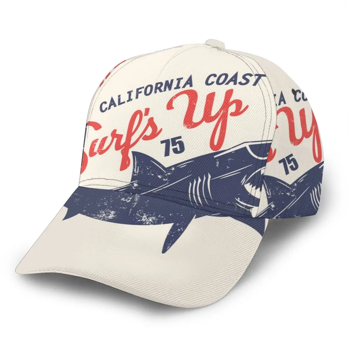 Забавная бейсболка CINESSD с принтом акулы модная женская летняя шапка для папы