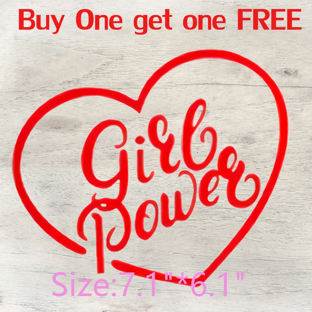 Феминистская девушка сила Женщины Русалка нашивки для одежды Простые буквы