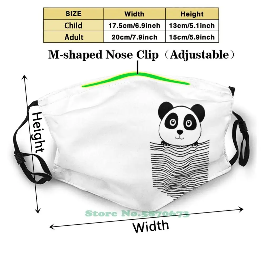 Карманная фотобумага с фильтром в виде панды простые Коты милые черно-белые