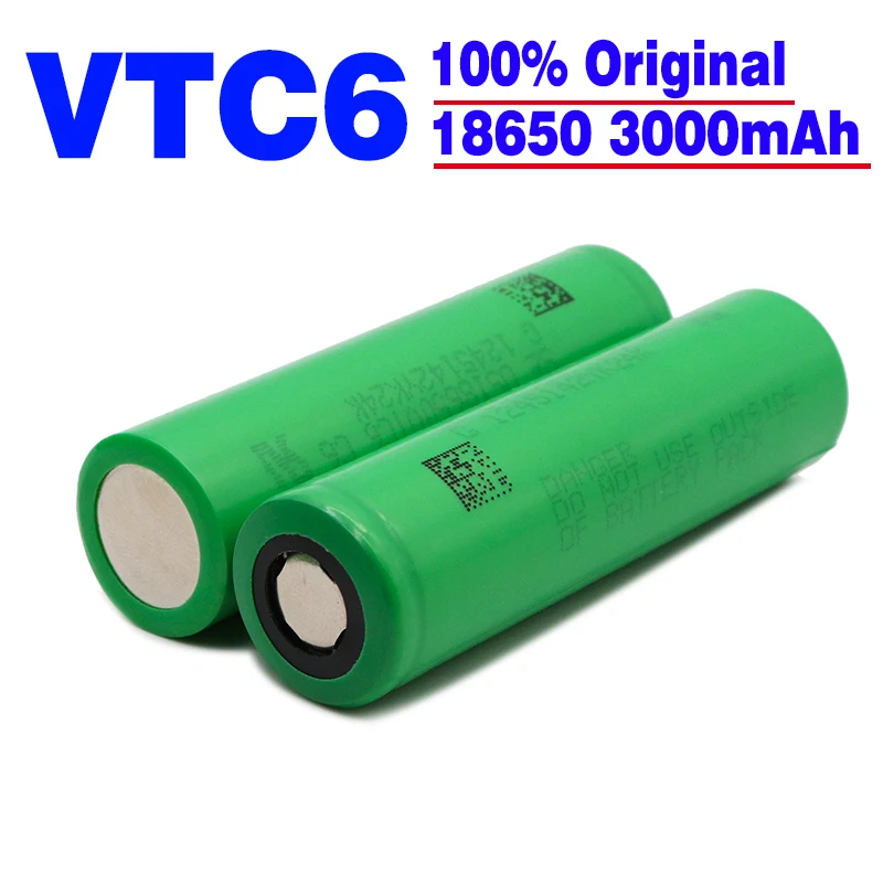 Батарея US18650 VTC6 3000 мАч предназначена для электрических игрушек электронных