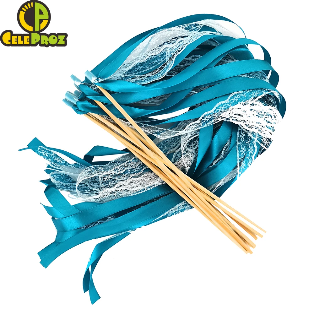 50 шт. свадебные ленты палочки скручивание стример танцевальный реквизит лента на