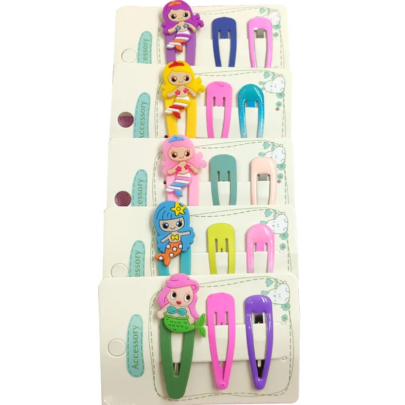 3 шт./компл. милые элегантные детские заколки для волос морской горничной BB