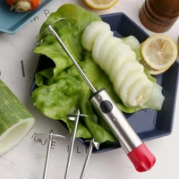 fruit and vegetable core remover 304 stainless steel pepper to seed apple pear cucumber radish to core kitchen creative gadget