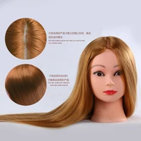 20inch long blonde hair mannequin head with gifts wigs salon training female mannequin head hairstyles cosmetology hairdressing