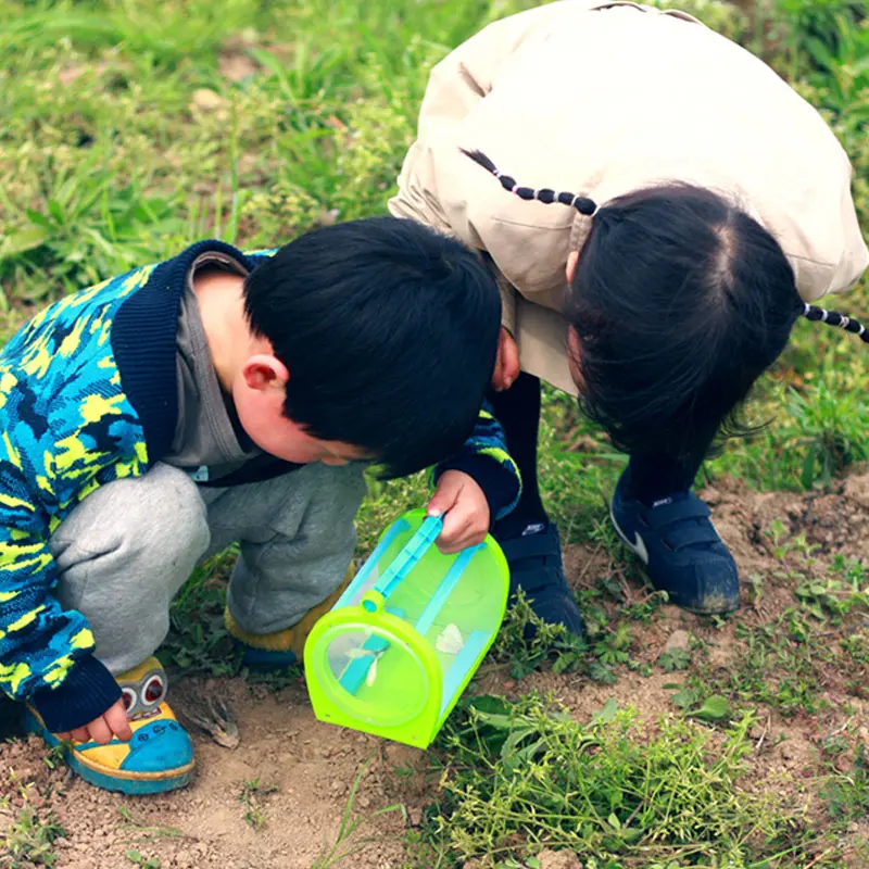 Клетка для насекомых с ручкой переноски переносная клетка бабочек стрекозы