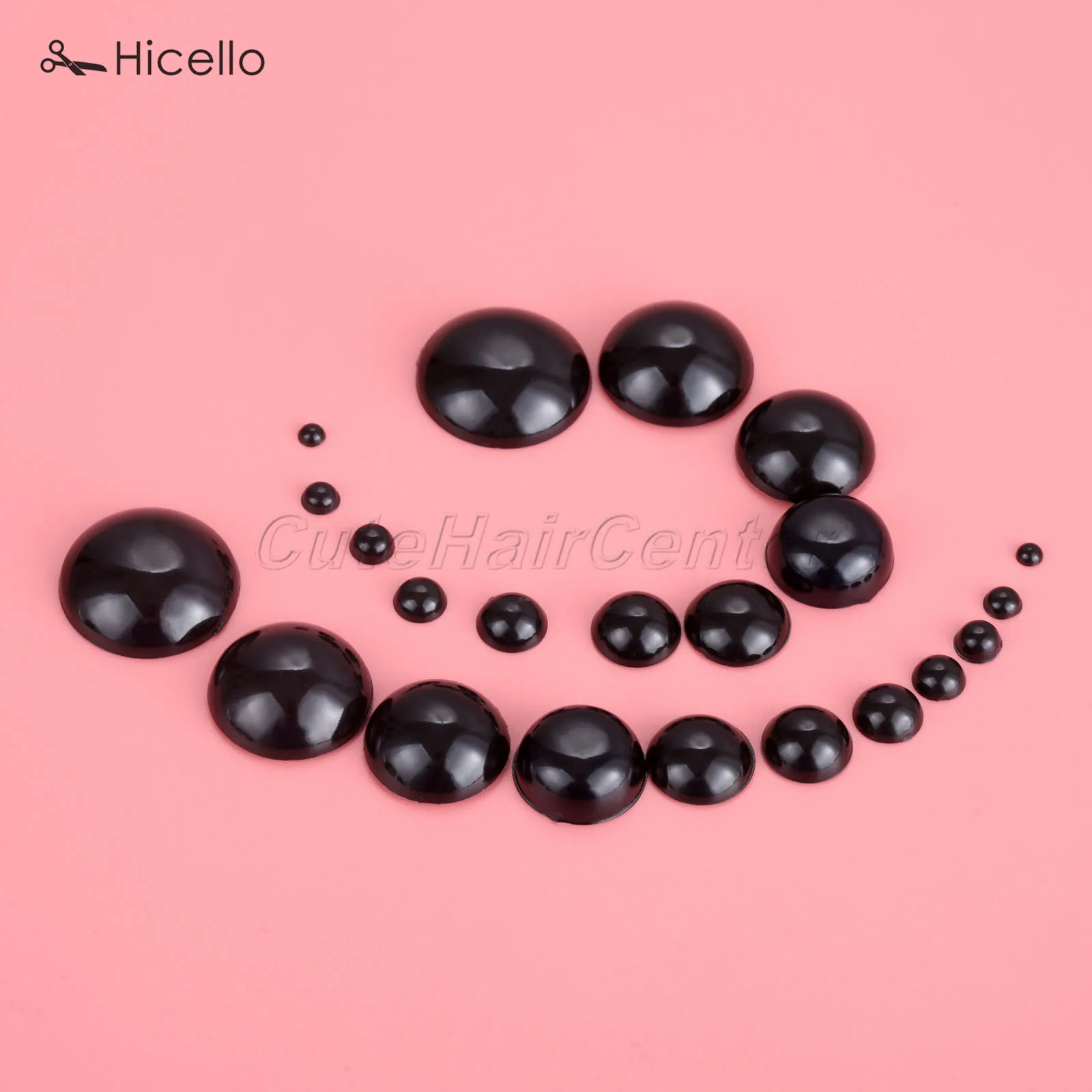 200 шт./20 шт. пластиковые безопасные глаза для носа черные аксессуары сделай сам