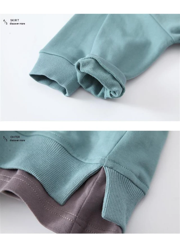 Одежда для мальчиков костюм хлопковый Свитшот и штаны комплект весенней одежды