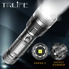 Фонарик XHP90.2, аккумуляторный, водонепроницаемый фонарь 26650USB, с молотком