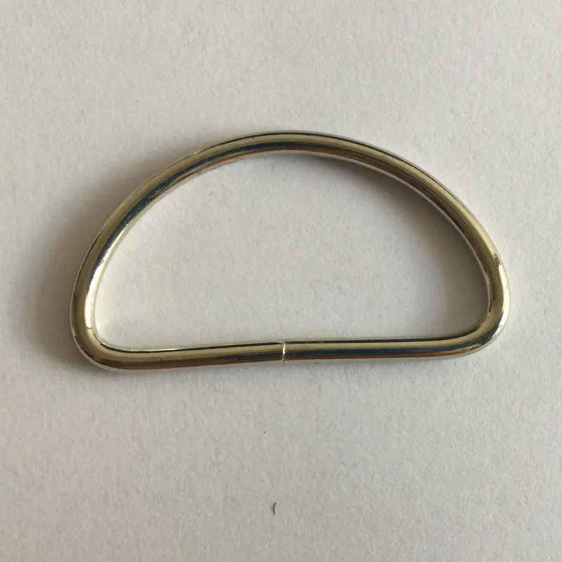 Металлическая D-образная Пряжка 10 шт./лот 40 мм металлические аксессуары для сумок