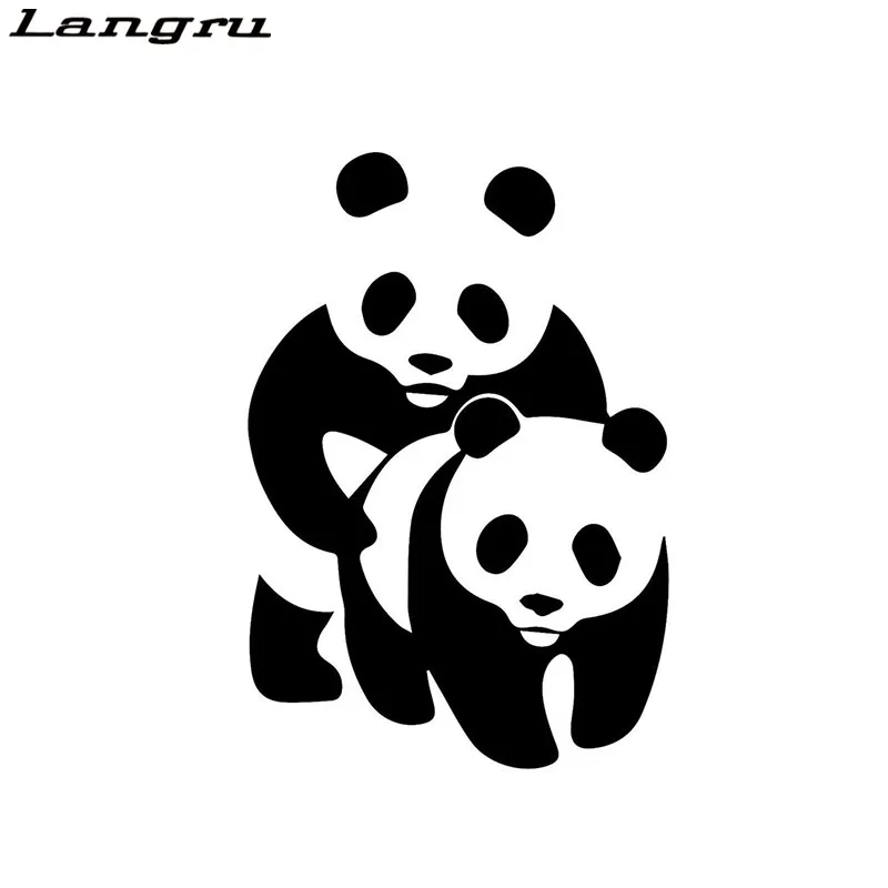 Langru панда забавная секс наклейка для автомобиля интересная Декоративная