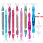 Ручка с двойной головкой, 5D ручка для алмазной живописи, ручка для творчества, искусства, рукоделия, алмазная живопись, вышивка крестиком, аксессуары для дизайна ногтей