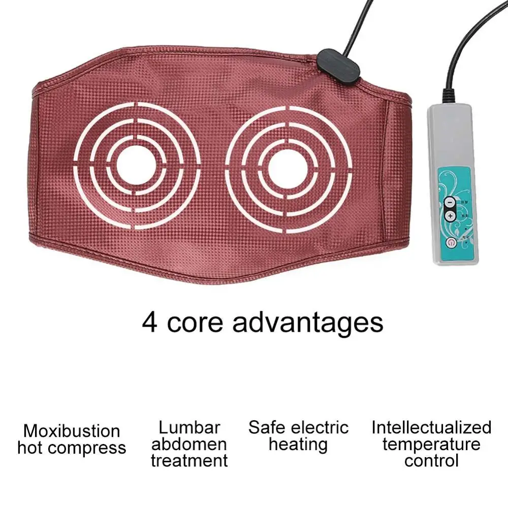 Электрический обогревающий поясной ремень инфракрасное тепловое лечение снятие
