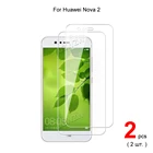 Закаленное стекло для Huawei Nova 2, защита экрана, защитная пленка HD Clear 0,3 мм 9H, твердость 2.5D