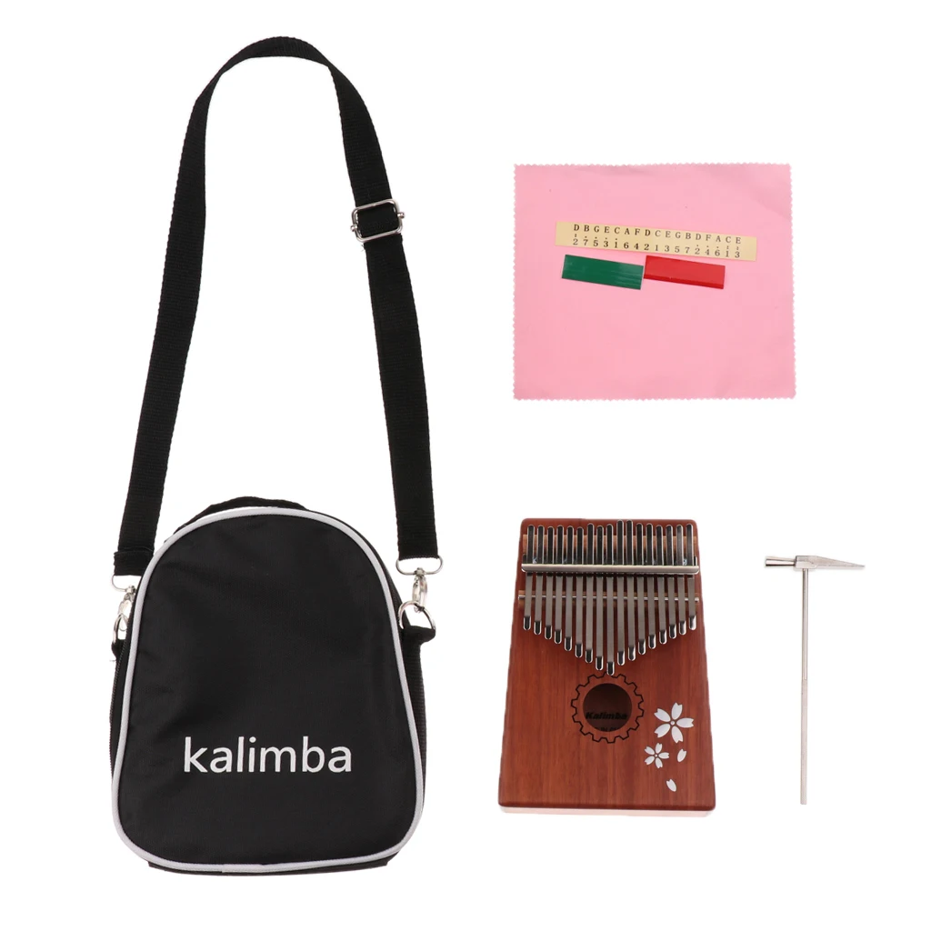 

Hand 17 Keys Kalimba Mbira Thumb Piano Finger Percussion for Accompaniment