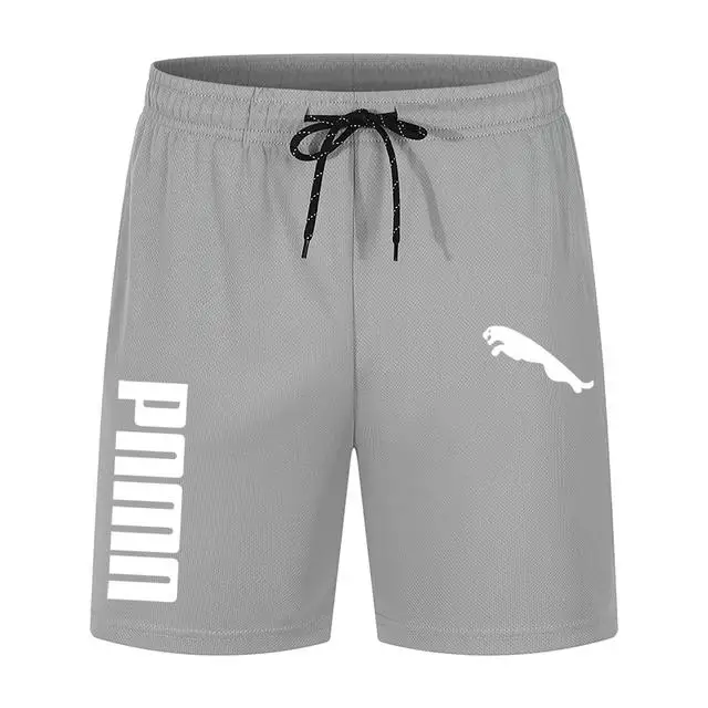 

2021 summer men's casual shorts gym sports wild men's breathable classic brand clothing beach shorts men