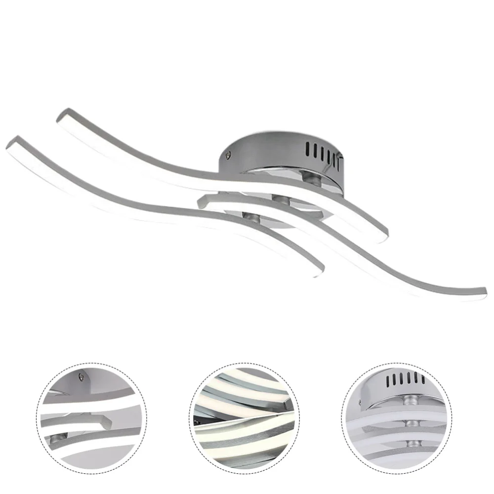 

Ceiling Lamp Triple Line Wave Shape Flashing Decoration Light