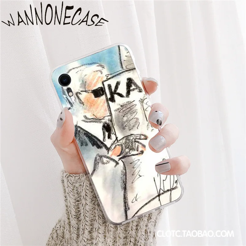 WANNONECASE Karl Lagerfeld Новинка чехол для телефона Fundas iPhone 8 7 6 6S Plus X XS MAX 5 5S SE XR 11 11pro promax
