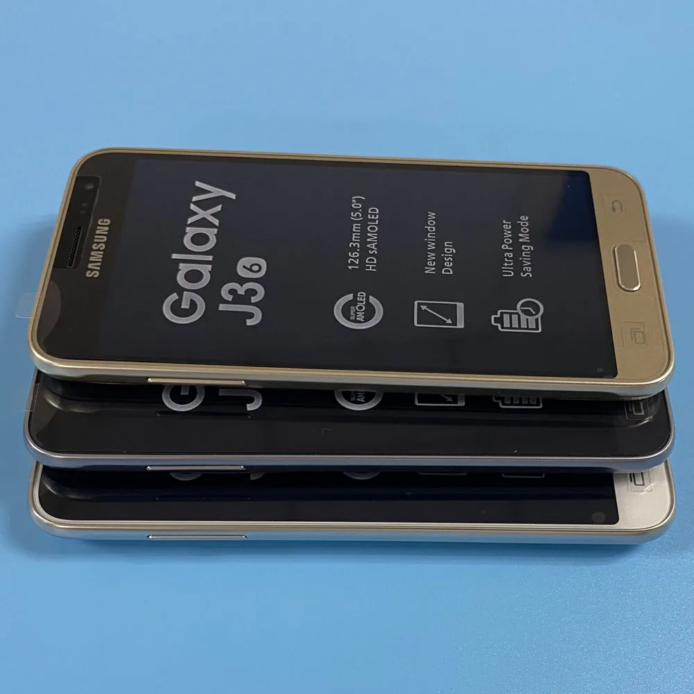 Оригинальный разблокированный Samsung Galaxy J3 2016 J320F четырехъядерный 5 0 &quot1 Гб RAM 8 ROM 8MP