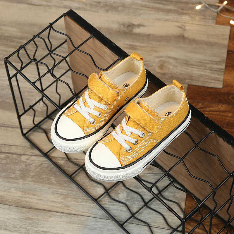 Кеды детские дышащие холщовые кроссовки плоская подошва Нескользящие