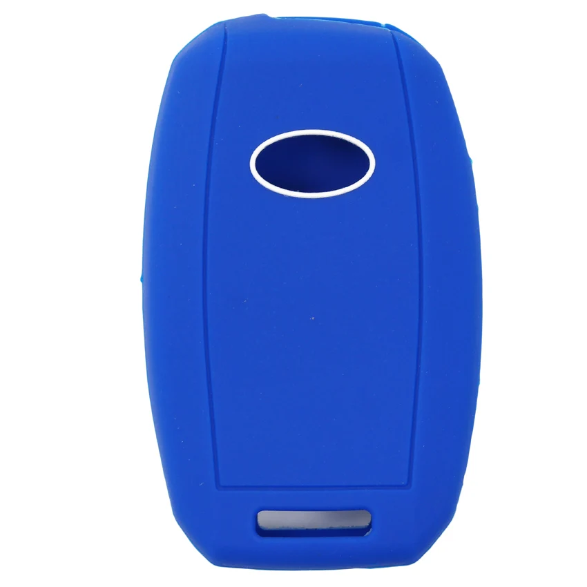 Микош 3 кнопки моющийся Мягкий силиконовый флип чехол для ключа автомобиля Kia New K5