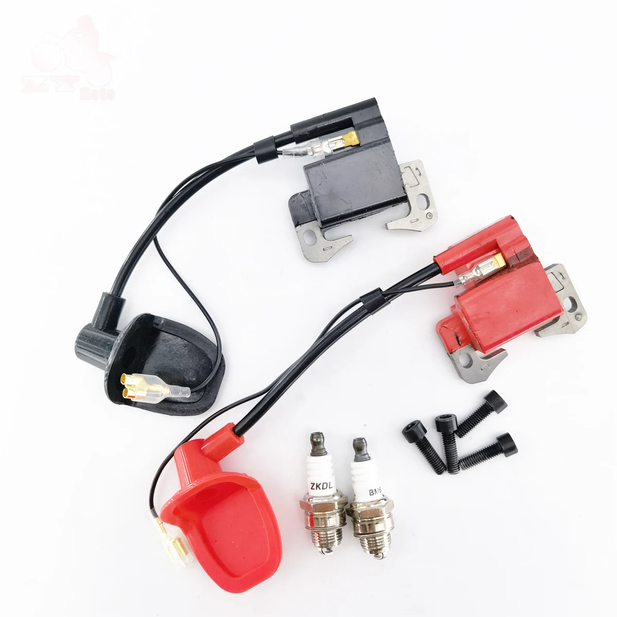 Катушка зажигания для 43cc 47cc 49cc Мини Quad карманный Dirt Bike ATV 2 х тактный двигатель