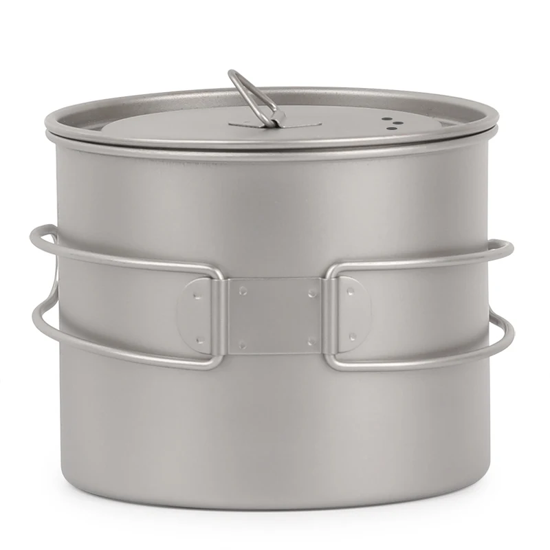 Титановая чашка Tiartisan 1100 мл ультралегкий портативный подвесной горшок с крышкой