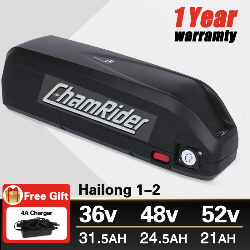 Аккумулятор для электровелосипеда Hailong 18650 48 В 52 в 20 Ач 30 А 40 BMS 350 Вт 500 750 1000 1500 Cell BBS02