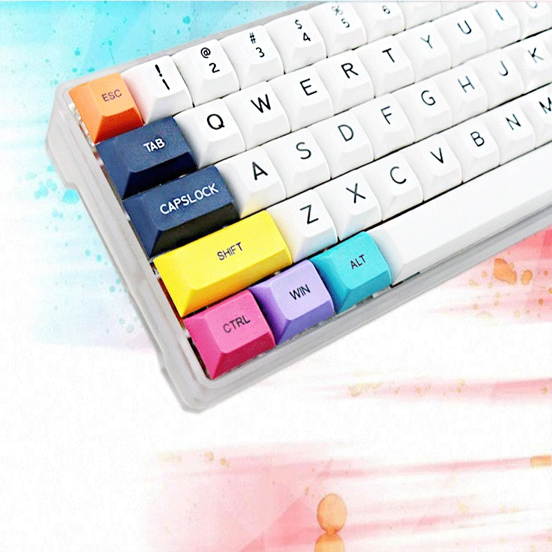 

61 Key caps PBT keycaps XDA DSA Compatible 60 keycap 68 keycap 87 keycap 104 keycaps Mechanical Keyboard