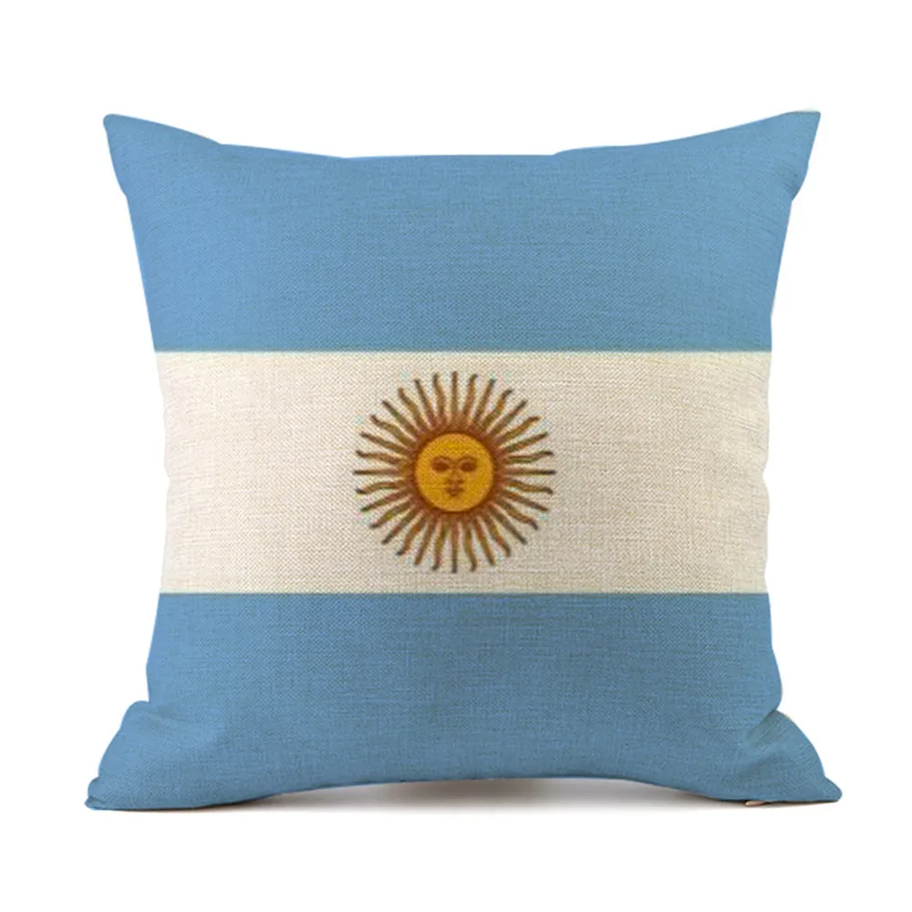 Новые декоративные подушки для дома с рисунком национального флага наволочка 45x45