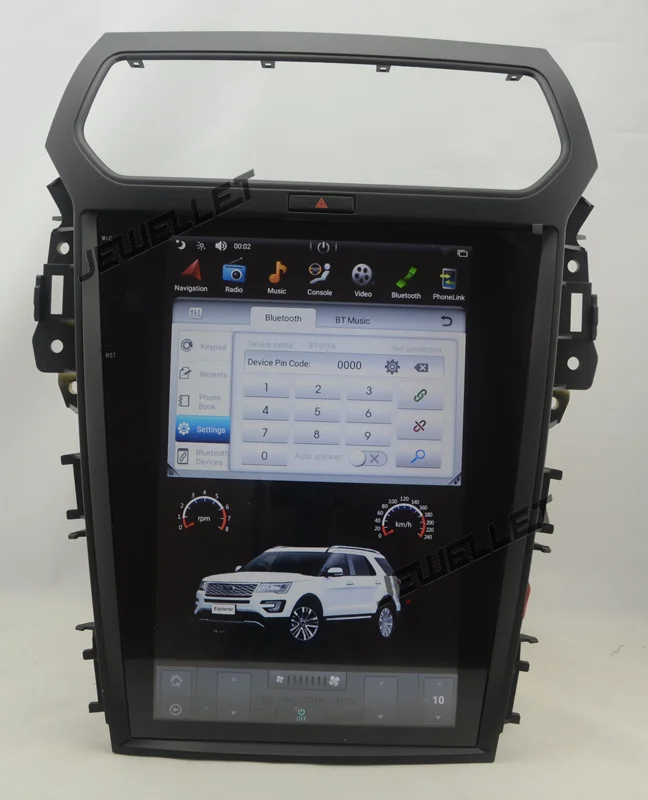 

12.1" tesla style vertical screen android 9.0 Six core Car GPS radio Navigation for ford Explorer 2011-2019