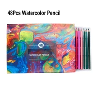 48 colors set 2b wooden colored pencils drawing sketch art paint watercolor oil pencil comic graffiti tool