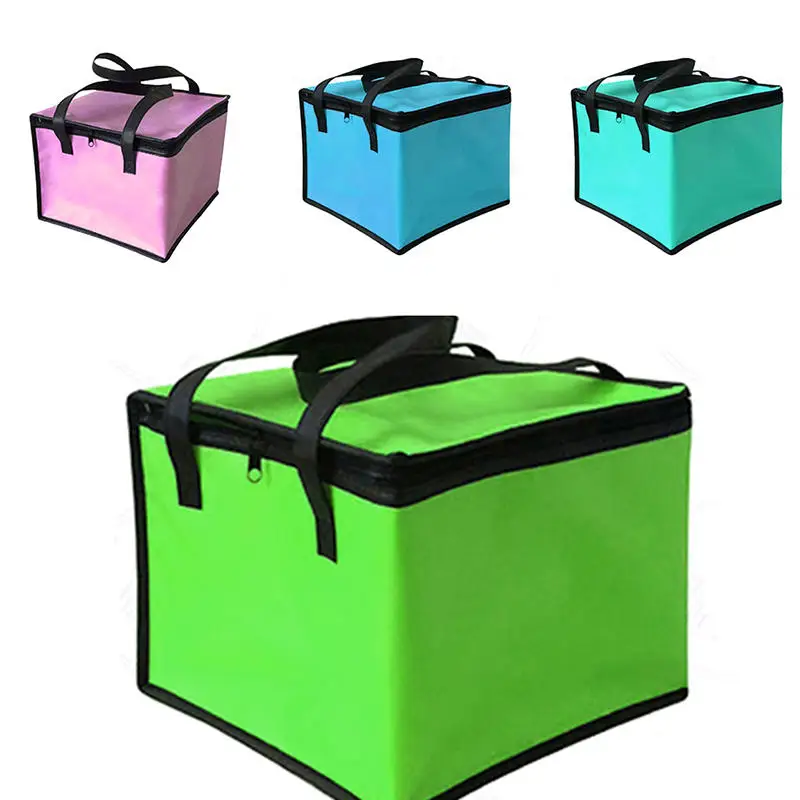 

Foldable Large Cooler Bag Portable Food Cake Insulated Bag Aluminum Foil Thermal Box Waterproof Ice Pack Lunch box Delivery Bag