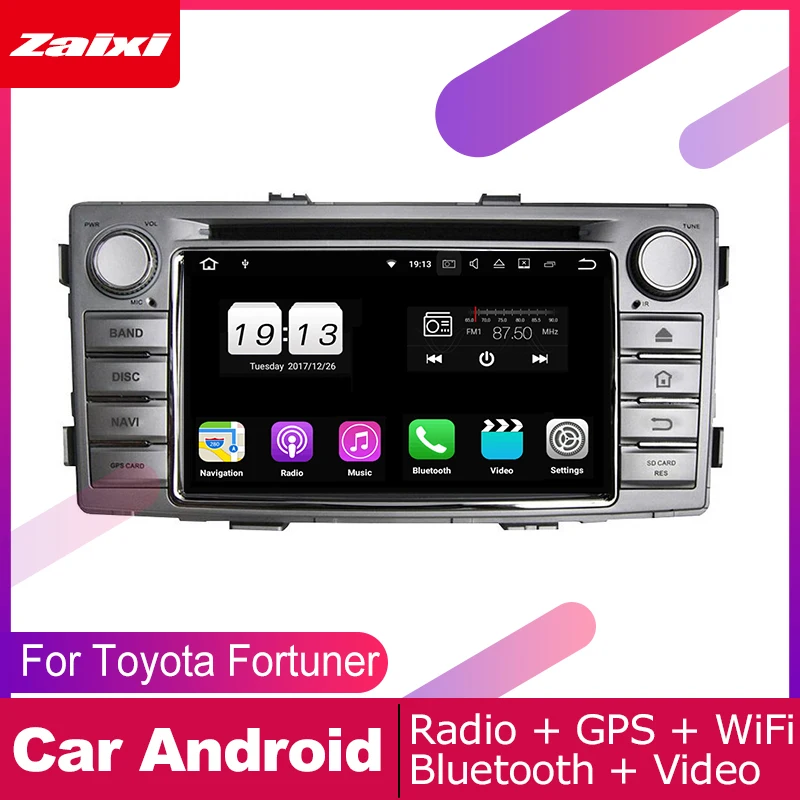 

Автомагнитола ZaiXi для Toyota Fortuner 2012-2015, типоразмер 2DIN