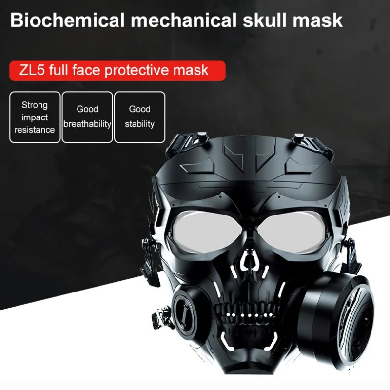Горячая уличная спортивная полностью закрывающая газовая маска шлем для мужчин