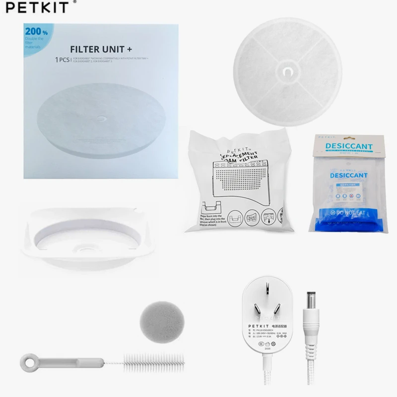 Запасные фильтры Petkit для воды Sispenser зарядное устройство лоток осушитель шланг