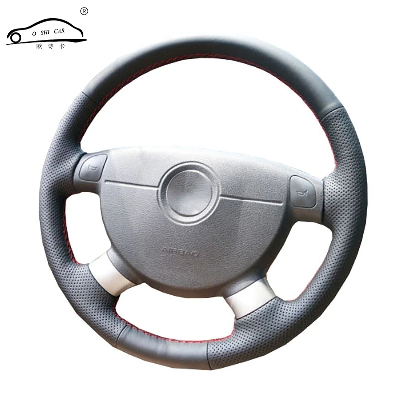 Чехол рулевого колеса автомобиля из натуральной кожи для Chevrolet Lova Aveo Buick Excelle