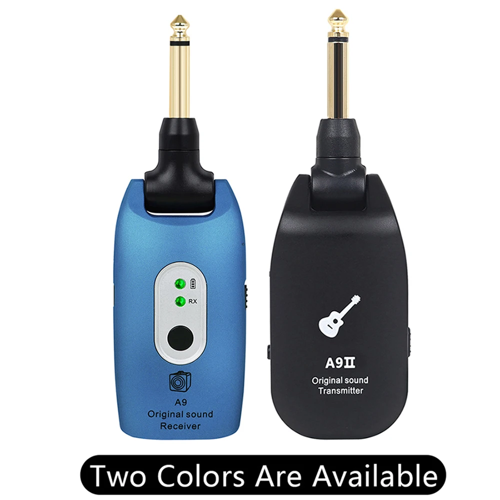 M MBAT UHF Wireless Guitar System Transmitter Receiver Anti-Interference Built-in Rechargeable Musical Instrument Accessories