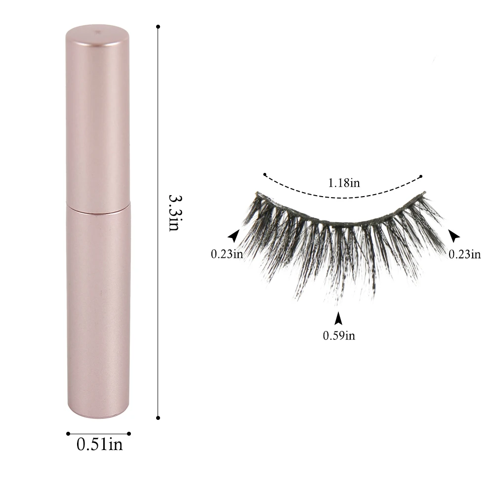 Faux Cils magnestique Naturel Магнитная жидкая подводка для глаз и магнитные накладные ресницы и Пинцет Набор магнитной подводки для глаз Накладные ресницы
