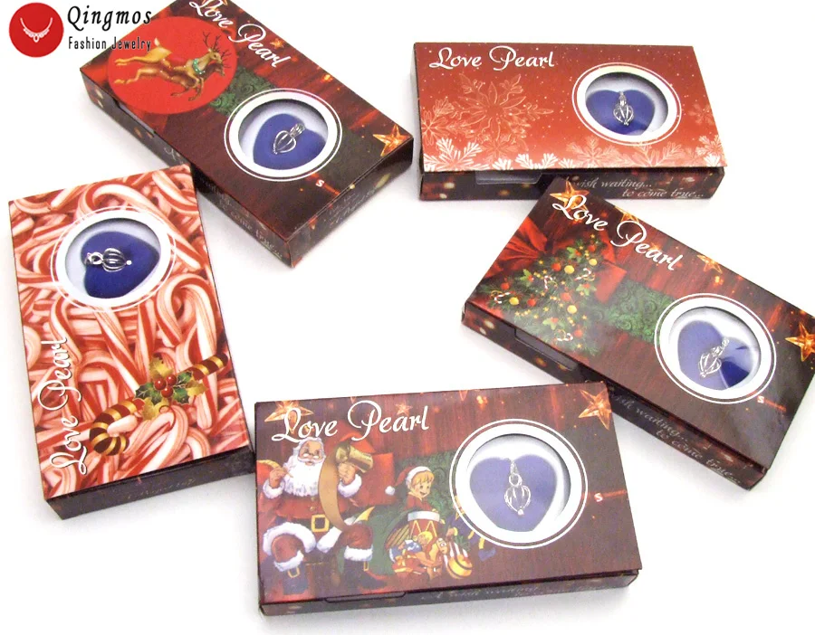 Qingmos Рождественская елка дизайн подарочная коробка одно пожелание жемчужное