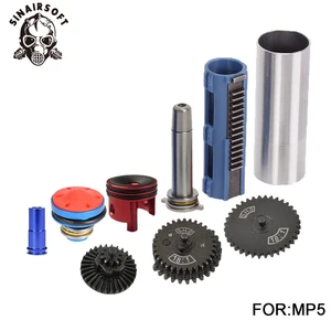 Комплект дисков 18:1, направляющая пружины цилиндра, 14 зубьев, Поршень Подходит для страйкбола MP5 AK M4 M16 G36, аксессуары для пейнтбола