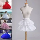 Детский короткий подъюбник для девочек, Цветочная обруч для юбки, свадебные аксессуары, Нижняя юбка в стиле 