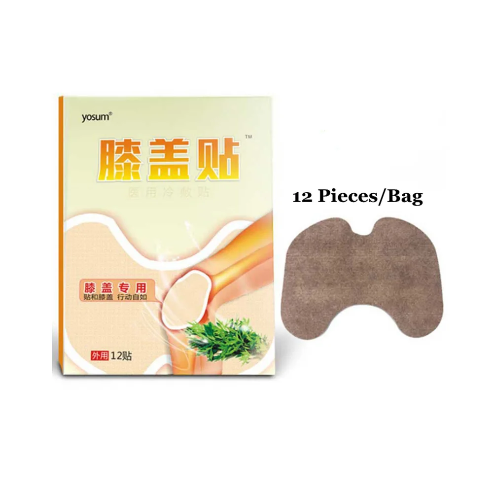 12 пластырей пластырь для снятия боли в коленях с экстрактом полыни суставах