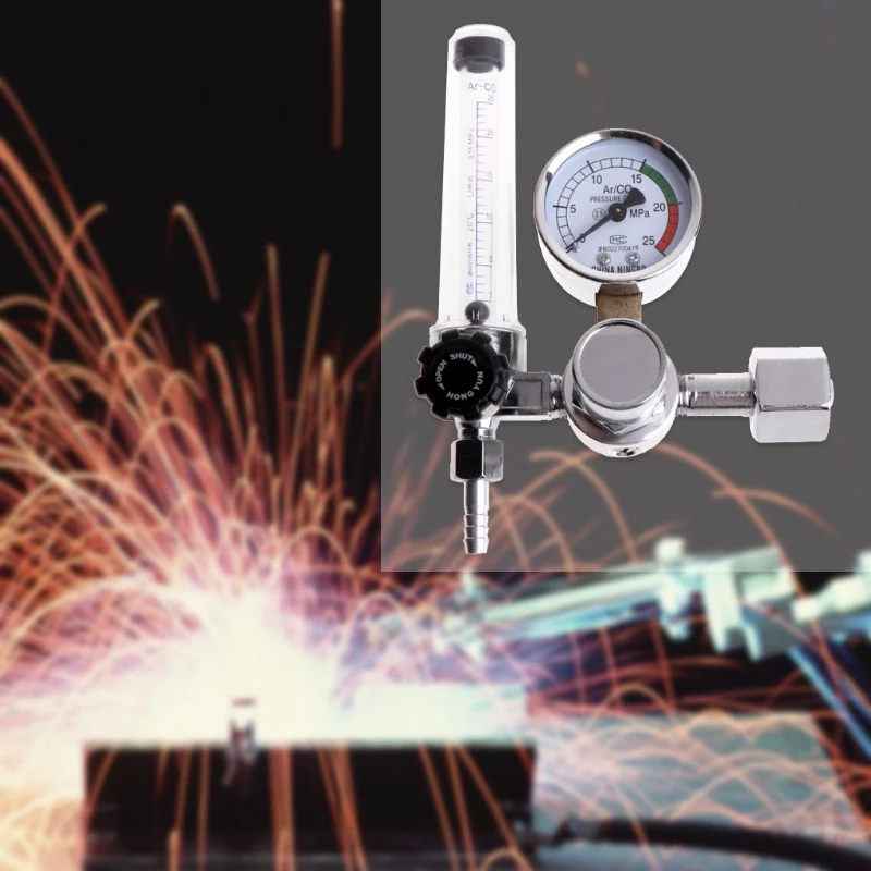 2020 новый металлический сварочный газовый аргон CO2 Регулятор давления расходомер